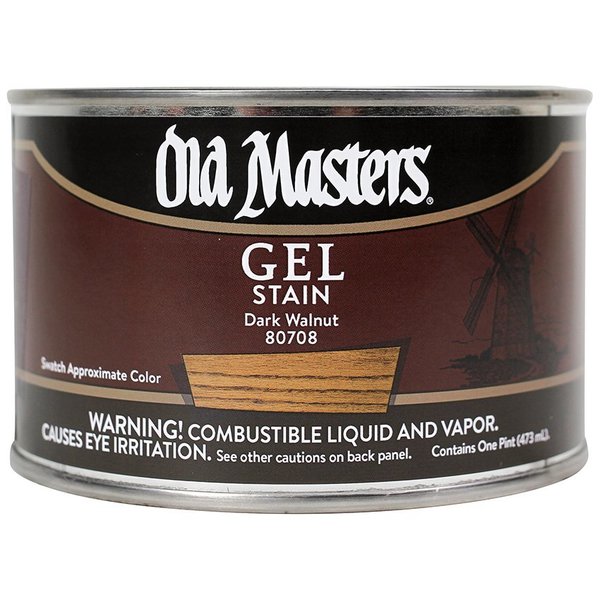 Old Masters 1 Pt Dark Walnut Oil-Based Gel Stain 80708